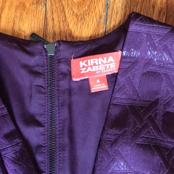 Like new wine color skater dress - Picture 2 of 4